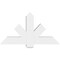 Ekena Millwork Kennewick Architectural Grade PVC Gable Bracket, 48"W x 26"H x 6"D x 6"F, 13/12 Pitch GBP048X26X0606KEN00 - alternate 4